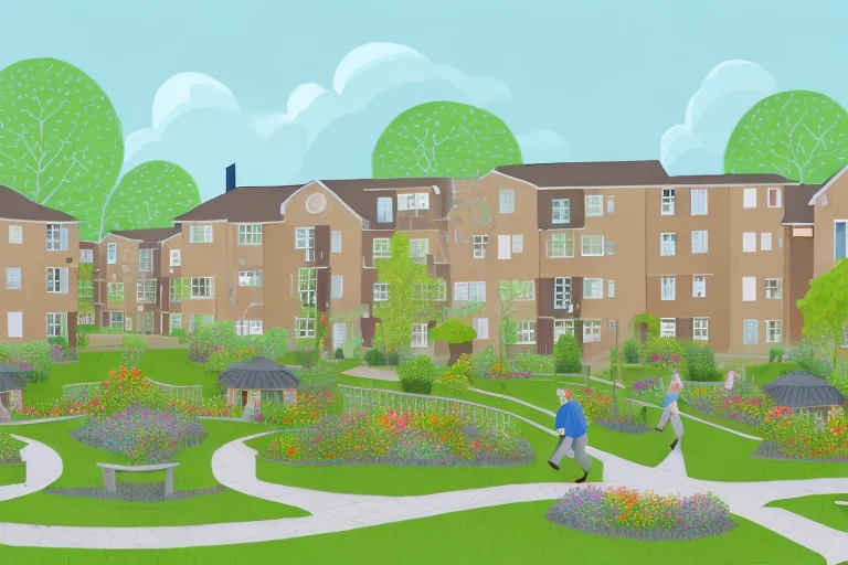 A cozy and welcoming senior housing community